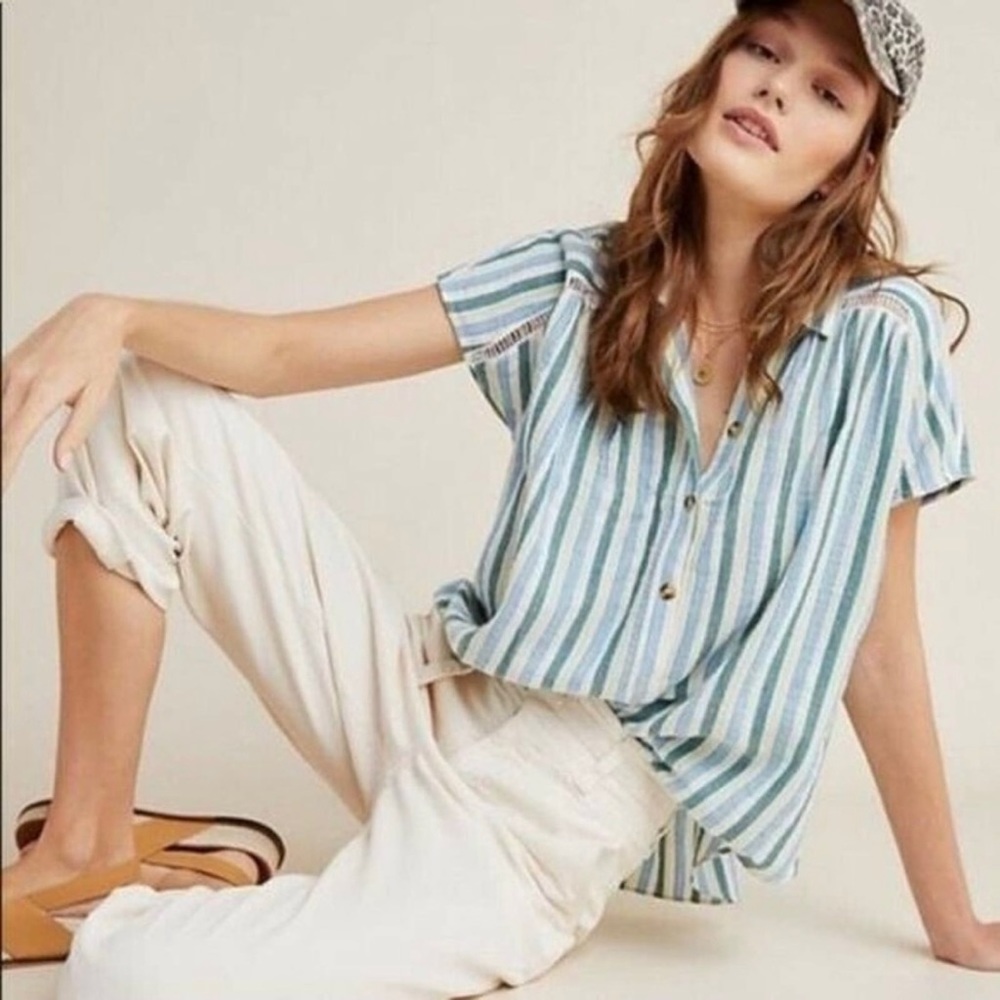 Anthropologie Serena Surf Henley